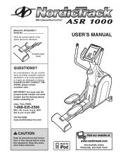 nordictrack asr 1000 parts pdf manual
